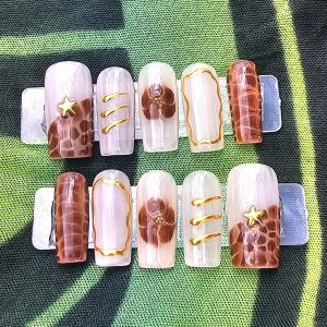 Set 58: Blooming Brown & Gold